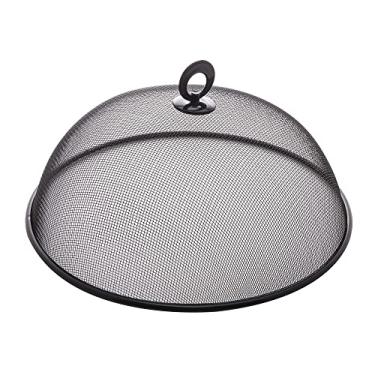 Imagem de LYOR - Tela Protetora para Alimentos de Metal Revestida com Plástico Preta 35cm x 13cm