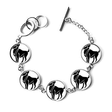 Imagem de DIYthinker Bracelete com símbolo do zodíaco de Áries da Constelação