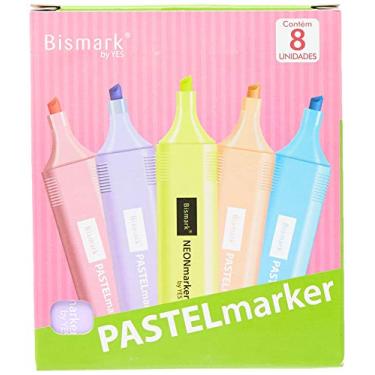 Imagem de Marca Texto, Bismark, MT1801ALL, Tons Pastel, 08 unidades, Lilás