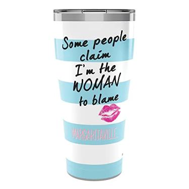 Imagem de Tervis Garrafa térmica Margaritaville-Woman to Blame Cabana Stripes Triple Walled, 850 ml, aço inoxidável