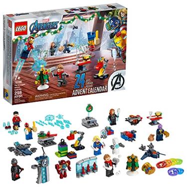 Imagem de LEGO Marvel The Avengers Advent Calendar 76196 Building Kit, an Awesome Gift for Fans of Super Hero Building Toys; New 2021 (298 Pieces)