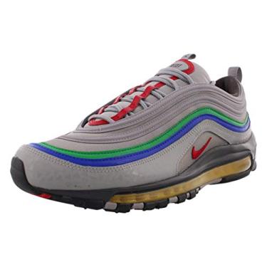 Imagem de Nike Tênis masculino casual Air Max 97, Atmosphere Grey/Habanero Red, 10