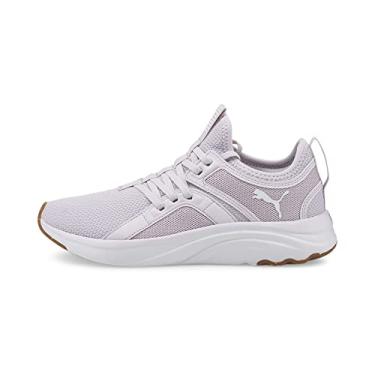 Imagem de PUMA Tênis de corrida feminino Softride Sophia, Lavanda Nevoeiro Branco, 35