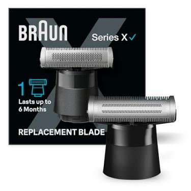 Imagem de Braun Lâmina de substituição Series X – Compatível com os modelos Braun Series X, aparador de barba e barbeador elétrico, 1 unidade, uma lâmina para aparar, estilizar e raspar qualquer estilo, XT10