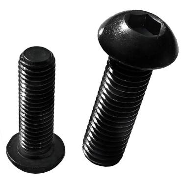 Imagem de Parafuso Allen M3 X 16 C. Abaulada Zinco Preto - 150Pçs