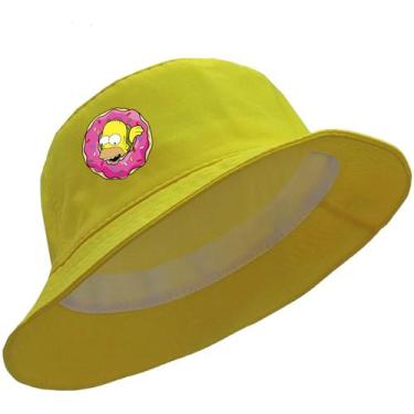 Imagem de Boné Chapéu Unissex Cata Ovo Homer Simpsons Donnuts Bucket Hat Varias