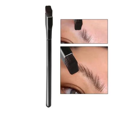 Imagem de Visiblurry Pincel de sobrancelha selvagem, pincel de sobrancelha 4D - Cerdas macias de nylon, pincel profissional para sobrancelhas - Ferramenta de beleza multifuncional, pincel de contorno corretivo