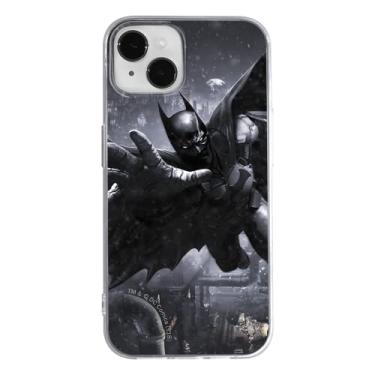 Imagem de ERT GROUP Capa de celular para Apple iPhone 14 Plus original e oficialmente licenciada DC padrão Batman 018 perfeitamente ajustada à forma do celular, capa de TPU