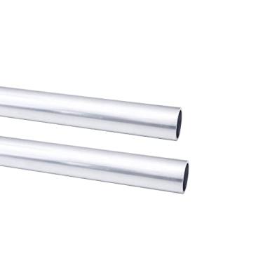 Imagem de Tynulox Tubo de alumínio 6061, tubo redondo de alumínio sem costura de 3/20.3 cm, parede de 0,1 cm x tubo reto de metal de 25,4 cm de comprimento para bricolage, indústria, decoração, 2 peças