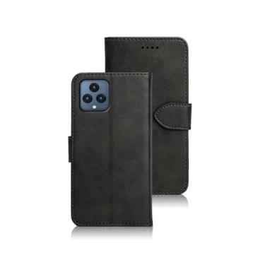 Imagem de UPONEW Capa protetora para celular T Mobile Revvl 6X preta à prova de choque