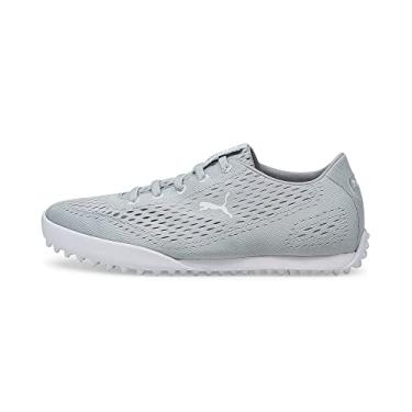 Imagem de PUMA Sapato de golfe feminino Monolite Fusion slip-on, Cintura alta/Puma branco, 6.5