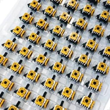 Imagem de Analógico 3d Modulo Botão Motor De Substuição Profissional Compatível Com Controle Playstation 5 Ps5 Preto E Laranja (60)