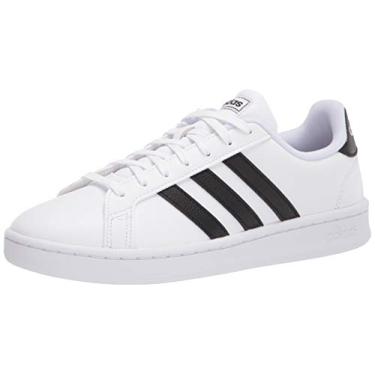 Imagem de Tênis feminino Adidas Grand Court, White/Black/White, 6