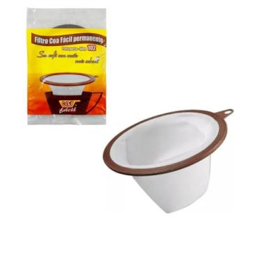 Imagem de Coador De Poliéster Coa Fácil Filtro Permanente Para Café 102