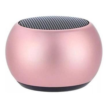 Imagem de Caixinha De Som Mini Portátil Com Bluetooth 3W C Alça Metal - Ketchup