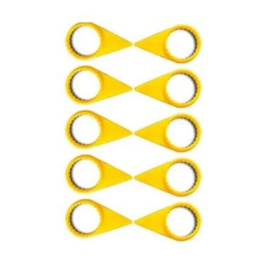 Imagem de 10 Indicador Porca Solta Amarelo Roda Caminhao 32mm 33mm - TOP-AR