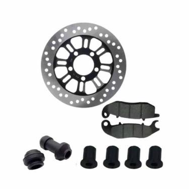 Imagem de Disco Freio Titan 150 Com Pastilha Reparo Pinça Bucha Bolha - Importad