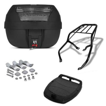 Imagem de Baú De Moto 28 Litros Pro Tork Com Bagageiro Biz 125 2006 Até 2010, Ún