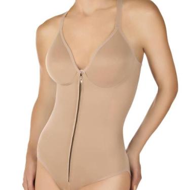 Imagem de Body Modelador Dilady 306501 Fecho em Zíper, 44, Chocolate
