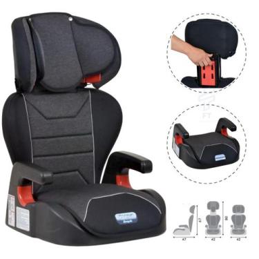 Imagem de Cadeira Cadeirinha Infantil Preta Para Carro Burigotto - Assento Eleva