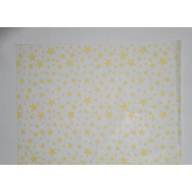 Imagem de Papel de Seda 50x70 cm  Pacote C/50 Unidades  - ESTRELA AMARELA  - ART