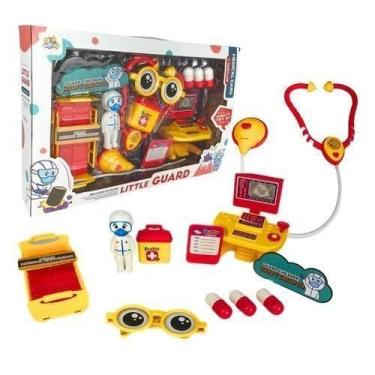 Imagem de Brinquedo Conjunto Médico Infantil  De Plástico Com Acessórios. - Toy 