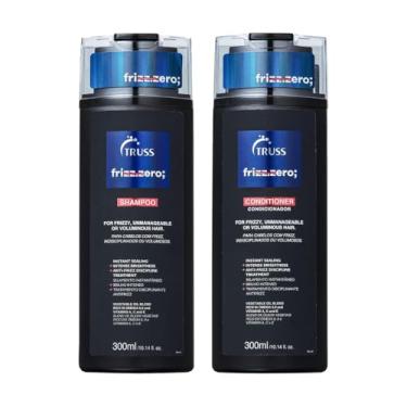 Imagem de Kit Truss Shampoo e Condicionador Frizz.Zero para cabelos com Frizz, Indisciplinados ou Volumosos