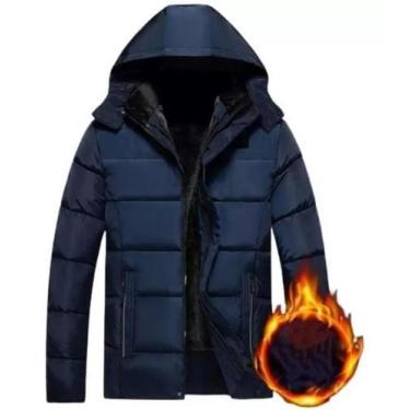 Imagem de Jaqueta Bobojaco Masculina Forrada Inverno Intenso Punhos - Bella, Azu