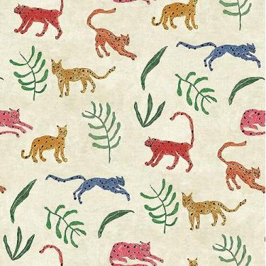 Imagem de Surface Style - Papel de parede de descascar e colar, papel de parede botânico para quarto, lavabo, cozinha, vinil, cobertura de 30,75 metros quadrados (coleção Prance, flor)