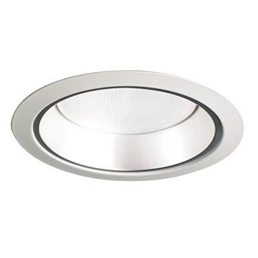 Imagem de Juno Lighting 27HZ-WH LED afunilado Downlight Cone Trim, 15 cm, acabamento branco com neblina