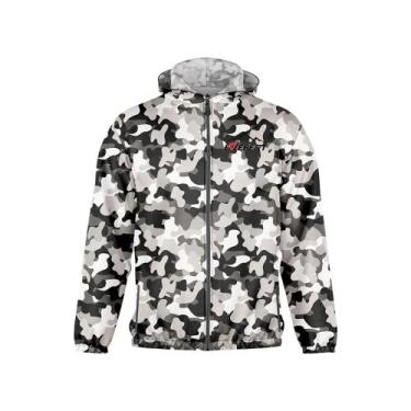Imagem de Jaqueta Corta Vento Unissex Ultra Leve Com Capuz Camuflado 1 - Fantasi