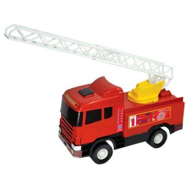 Imagem de Caminhão Bombeiro Com Escada Articulada - Apolo Brinquedos