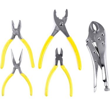 Imagem de Stalwart 75-TP3705 Conjunto de alicates de uso geral de qualidade Hawk, 5 peças