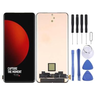 Imagem de tela Para Xiaomi MI 12S Ultra LTPO Material AMOLED Tela original LCD e conjunto completo do digitalizador substituição da tela