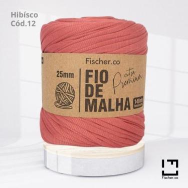 Imagem de Fio de Malha Extra Premium Fischer 25mm Hibísco Cód. 12 - Fischer C.O