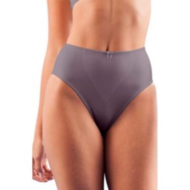 Imagem de Calcinha Duloren 129.519 Cintura Alta Cavada Microfibra, EG, Berinjela