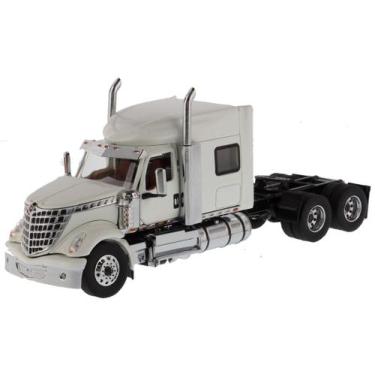Imagem de Miniatura Caminhão Lonestar Sleeper Branco 1/50 Detalhado - Diecast Ma