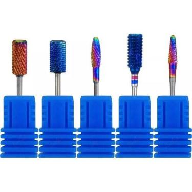 Imagem de Kit 5 Brocas Tungstênio Unha Gel Acrigel Porcelana - OEM