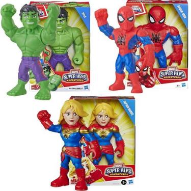 Imagem de 3 Boneco Avengers Marvel Playskool Super Heroes Hasbro