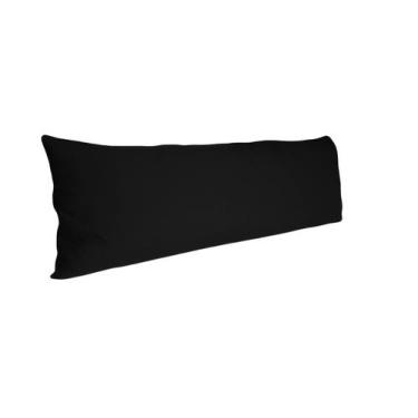 Imagem de Travesseiro de Corpo Xuxão 140x50 Comprido Happy Line, Preto