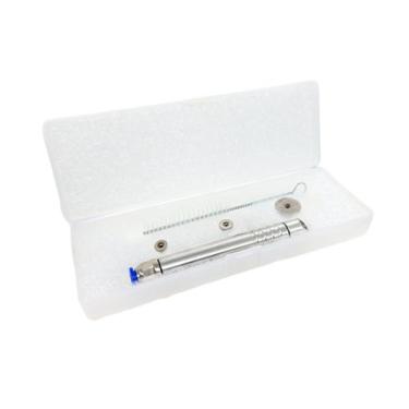 Imagem de Kit caneta peeling diamante corpo de aluminio prata com 3 ponteiras - 