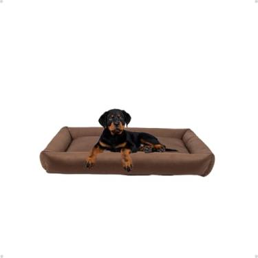 Imagem de Cama Pet Caminha De Cachorro Grande Com Fundo Impermeável (Marrom)