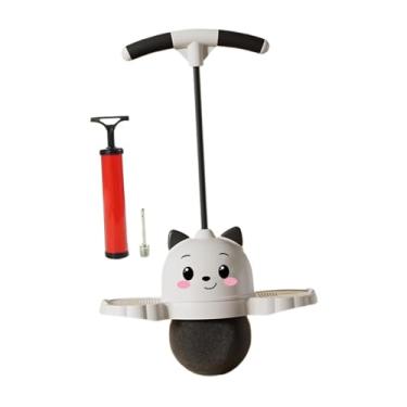 Imagem de Dynwave Pogo Jump Ball Jump Board Crianças Adultos Bola Quicando Brinquedo de Salto em Altura para Treinamento de Playground Exercício Equilíbrio Capacidade, Branco