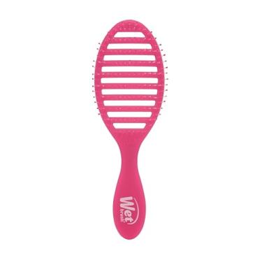 Imagem de Wet Brush Escova de cabelo Speed Dry, Pink Frost - Design ventilado e cerdas macias HeatFlex são seguras para secar no secador - Alça ergonômica gerencia emaranhados - Acessórios de cabelo sem dor