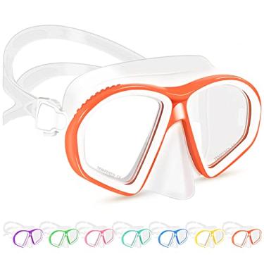 Imagem de Supertrip Óculos De Natação Para Crianças, Máscara De Natação Com Cobertura Para O Nariz, Máscara De Mergulho Com Snorkel De Vidro Temperado Para Meninos E Meninas De 6 A 14 Anos