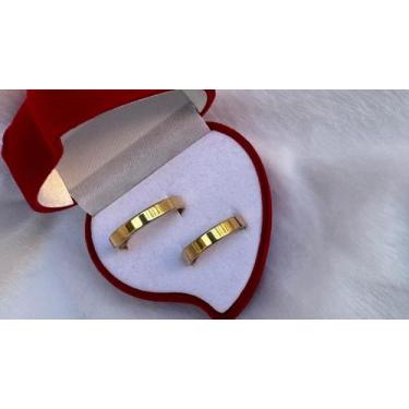 Imagem de Aliança ouro 18k Chanfrada Facetada 5mm valor avulço - PITTY, 16