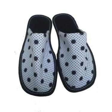 Imagem de Chinelo De Quarto Fechado - Pantufas Fechada - Chinelo em Tecido Fecha