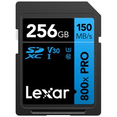 Imagem de Cartão SDXC 256Gb Lexar Blue 800x Pro 150Mb/s UHS-I / V30 / U3