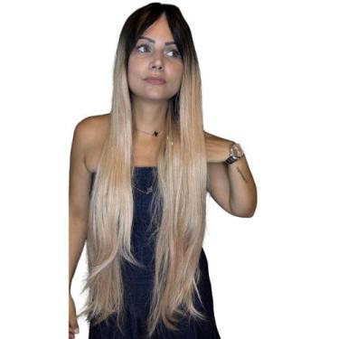 Imagem de Front Lace Longa 80cm Com Franja E Tela P Colar Fibra Futura - BBLESS,