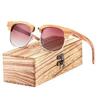 Imagem de Óculos de Sol Barcur Feminino Artesanal Polarizado Gradiente BC8101, 1